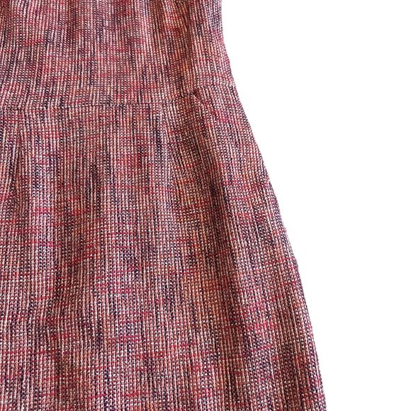 Boden Tweed Sheath Dress Short Sleeve Knee Length Size 4L Women's - Picture 5 of 12